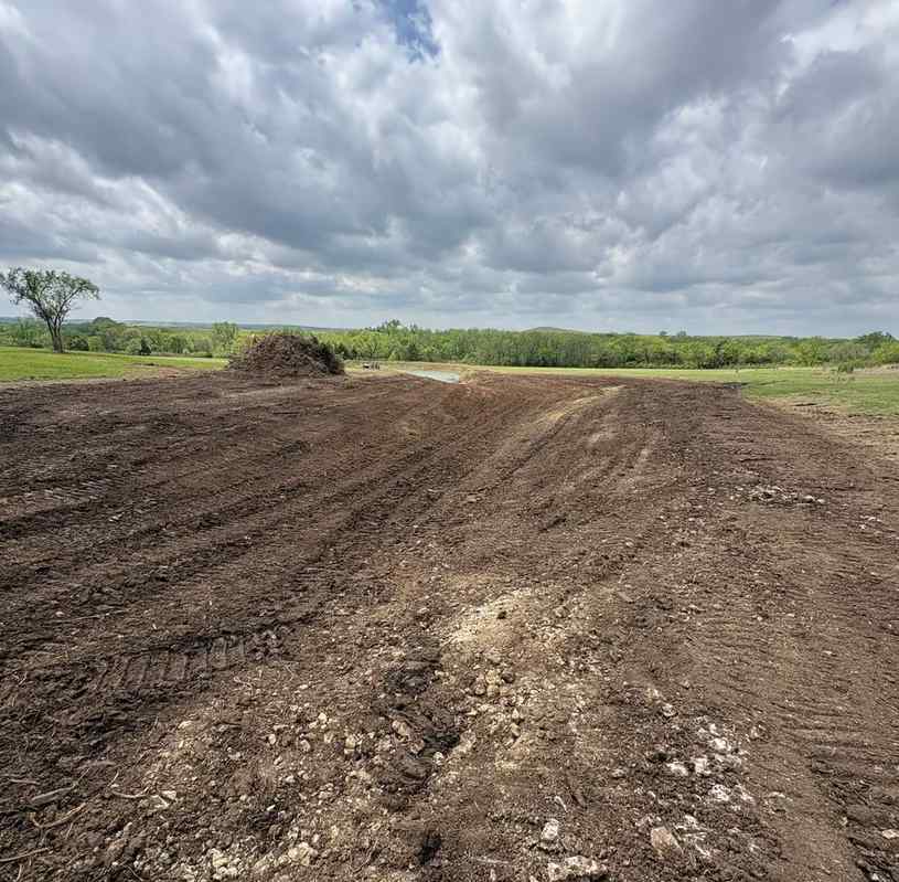 Grading pond water runoff kansas