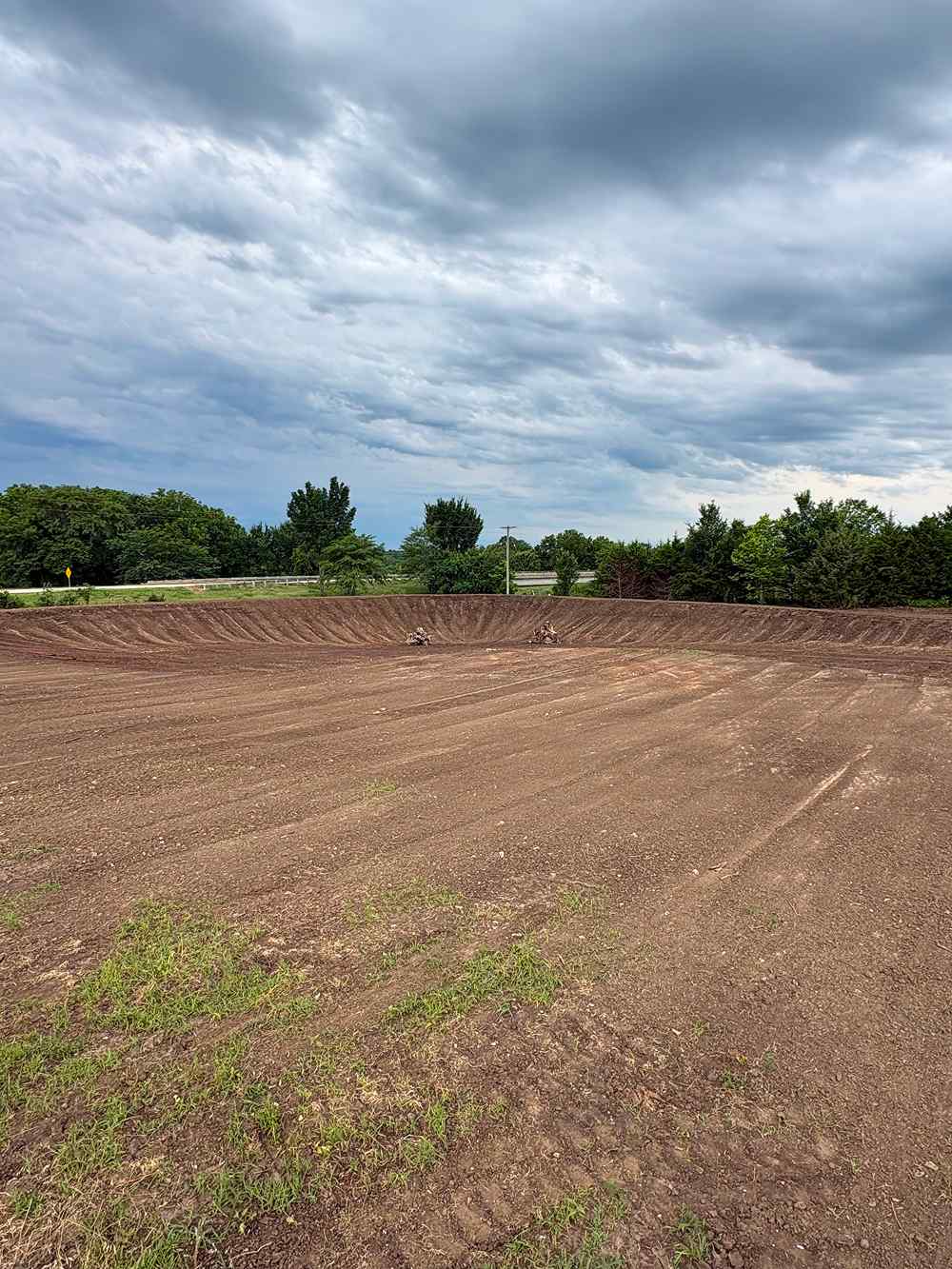 pond construction in louisburg